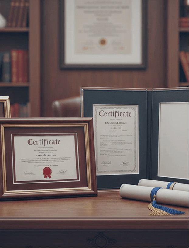 Graduation Frames & Certificate Holders